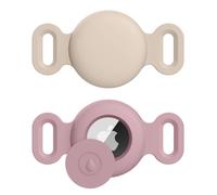 Confezione da 2 custodie Airtag per collare per cani e gatti, custodia protettiva in silicone per collare per cani e gatti, copertura per Apple Air Tag GPS Tracking Finder accessori