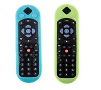 Confezione da 2 custodie in silicone per telecomando Sky Q Voice SKY135, Sky Q Touch e Non-Touch, custodia protettiva con cordino anti-smarrimento