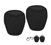 Confezione da 2 custodie Oxford per manette, tasca superiore aperta per cintura non più larga di 7,2 cm, adatta alla maggior parte delle manette standard a catena o cerniera, accessori per cinture di
