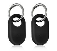 Confezione da 2 custodie per Samsung Galaxy Smarttag 2, custodia antigraffio Smart Tag 2 in silicone, custodia protettiva antiurto con portachiavi per Samsung Galaxy Smarttag 2