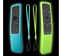 Confezione da 2 Custodie Protettive in Silicone per Telecomando Samsung Smart TV BN59-01298D， BN59-01241A, BN59-01260A, BN59-01266A, BN59-01259B, BN59-01312G, Antiurto Antiscivolo(Blu+Verde）