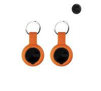 Confezione da 2 custodie protettive per portachiavi MiLi Air Tracker, in silicone, resistenti ed eleganti, impermeabili, anti-caduta, per cani e gatti, colore arancione