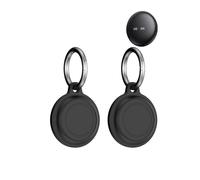 Confezione da 2 custodie protettive per portachiavi Ugreen FineTrack Mini Tag Tracker in silicone, resistente ed elegante, toergy impermeabile, anti-caduta, per cani e gatti, colore nero