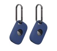 Confezione da 2 custodie protettive per Tile Life360 Pro 2024 in silicone anti-perdita, cover resistente ed elegante, impermeabile, anti-caduta, custodia per localizzatore per cani e gatti, blu