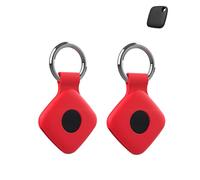 Confezione da 2 custodie protettive per Tile Mate 2022/2024 anti-perdita con portachiavi in silicone, custodia resistente ed elegante, impermeabile, anti-caduta, rosso