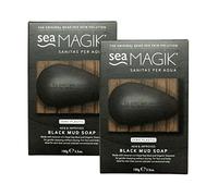 (confezione da 2) - Dead Sea Spa Magik - Sapone di fango nero | 100 g | 2 confezioni
