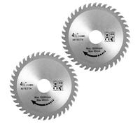 Confezione da 2 dischi per smerigliatrice angolare da 11,4 cm, lame per sega per la lavorazione del legno, con punte in carburo, lame per legno tenero, compensato di legno duro e plastica, tagli di