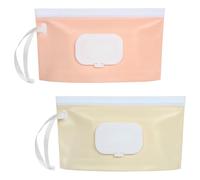 Confezione da 2 dispenser di salviette extra large per bambini, portatili, riutilizzabili, per neonati e adulti, ideali per viaggi, campeggio, uso quotidiano