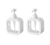 Confezione Da 2 Dispenser Di Sapone, Dispenser Di Gel Doccia, Dispenser Di Shampoo, Dispenser Di Sapone Bianco In Plastica, Dispenser Di Detersivo Per Piatti, Dispenser Di Sapone Per La Cucina
