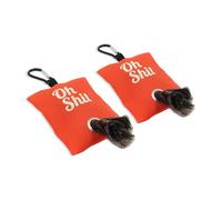 Confezione da 2 dispenser per sacchetti per cani con clip, porta cagnolino per guinzagli, dispenser per sacchetti per cani, custodia per cani e cani, in tessuto leggero per animali domestici, corsa