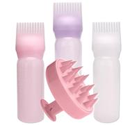 Confezione da 2 Distributore Olio Capelli,Spazzola Massaggio Capelli,Spargi Olio Per Capelli,Distributore Olio Capelli con Scala,per Hair Oiling Colorazione dei Capelli