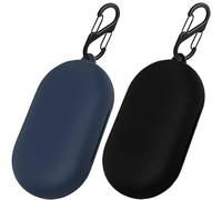 [Confezione da 2] easyBee Custodia compatibile con cuffie Soundcore V20i Open Ear [con 2 moschettoni], custodia in silicone liquido, ultra sottile, antiurto, custodia per cuffie Bluetooth, colore: