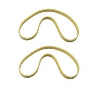 Confezione da 2 elastici in gomma per sega a nastro da 20,3 cm e 22,9 cm, compatibili con ruote per sega a nastro da 205 mm e 230 mm di diametro, colore: giallo verde antiscivolo per Sc(20,3 cm)