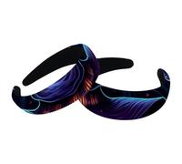 Confezione da 2 fasce larghe per capelli, cappello da strega di Halloween, 1029, imbottite, spesse, elastiche, graziose, fasce per capelli a turbante