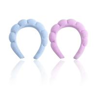 Confezione Da 2 Fasce Per Capelli In Spugna, Soffici e Antiscivolo - Accessori Per Il Lavaggio Del Viso e La Cura Della Pelle