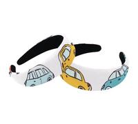 Confezione da 2 fasce spesse imbottite per capelli, stile vintage con disegni di cartoni animati, stile vintage, turbante in velluto, per ragazze, donne e uomini