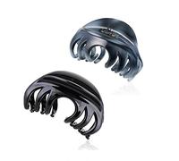 Confezione da 2 fermagli per capelli grandi da 10,2 cm, in acrilico, con forte potere di tenuta per capelli per donne e ragazze, per capelli spessi (C-BG)