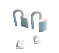 Confezione da 2 fermaporta, protezione anti-pizzicamento for porte di camere da letto e bagni for aiutare a prevenire lesioni alle dita