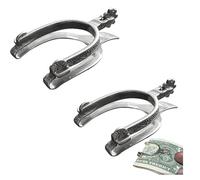 Confezione da 2 Fermasoldi Acciaio Inox Clip,Banconote Fermasoldi Uomo Portafoglio con Clip Porta Soldi per Uomo, Portamonete Retro Stile Western da Uomo, Portafoglio Sottile Stile Cowboy