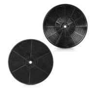Confezione da 2 filtri al carbone per cappa da cucina, diametro 175 mm | Assorbe grasso e odori, compatibile con cappe aspiranti CDA serie CCA52WH, CHA15, SIA2