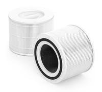Confezione da 2 filtri di ricambio Core 300, compatibili con purificatore d'aria Levoit Core 300, Core 300S, filtro HEPA True 3 in 1, parte # Core 300-RF, bianco