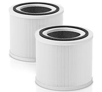 Confezione da 2 filtri di ricambio Core 300 per purificatore d'aria Levoit Core 300, Core 300S e Core 300-P, ricambio 3 in 1 H13 True HEPA, rispetto al pezzo # Core 300-RF, bianco