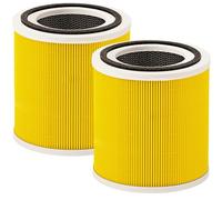 Confezione da 2 filtri di ricambio Core 400S compatibili con purificatore d'aria LEVOIT Core 400S Smart WiFi, filtrazione 3 in 1 di prefiltro in nylon, filtro a carbone attivo e filtro HEPA H13 True