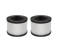 Confezione da 2 filtri di ricambio per purificatore d'aria H13 HEPA e carbone attivo, rimuove polvere, peli di animali domestici, odori di fumo, per modelli TZ-K1 per modelli MK01, filtri di ricambio