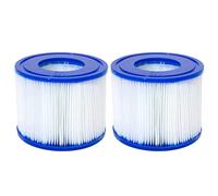 Confezione da 2 filtri di ricambio per vasca idromassaggio, resistenti e riutilizzabili per vasche idromassaggio, facili da installare e pulire, adatti ai modelli spa rotondi e quadrati più diffusi