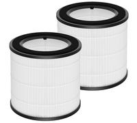 Confezione da 2 filtri HEPA di ricambio compatibili con purificatori d'aria Philips AC0820/30 AC0820/10 AC0830/10 AC0819/10 serie 800, ricambio FY0194/30 e FY0293/30, bianco