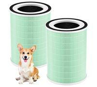 Confezione da 2 filtri HEPA KILO Pet, compatibili con Afloia KILO, KILOPLUS, KILOPRO, MIRO, MIRO PRO e MORENTO MR-Kilo, Kalo Air Pur ifier, filtraggio a 360° a 4 stadi, verde