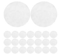 Confezione da 2 Filtro in Cotone Rotondo Bianco 16x1 Mm
