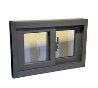 Confezione da 2 finestre scorrevoli per capannone da incasso, piccole finestre per pollaio, garage, teatro, fienile, serra, 800 x 600 mm, facili da installare