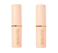 Confezione da 2 fondotinta Makeup Revolution Beauty Fast Base Stick F12