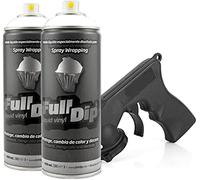 Confezione da 2 Full Dip Vinile liquido nero opaco 400 ml (bianco)