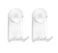 Confezione da 2 Ganci a Ventosa, Riutilizzabile, Gancio a Ventosa Extra Forte, Nessuna Perforazione Richiesta, Gancio Trasparente e Impermeabile per Finestre, Vetro, Bagno, Cucina, Bagno