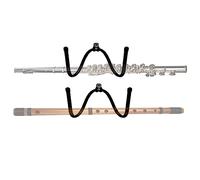 Confezione da 2 ganci universali per flauto, supporto da parete per montaggio a parete, supporto piatto da parete per tutti i flauti, accessori per supporto da parete per casa o studio