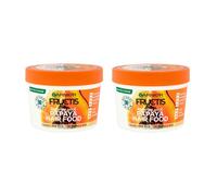 (CONFEZIONE DA 2) GARNIER FRUCTIS MASCHERA CAPELLI PAPAYA 400ML 2X400ML