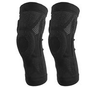 Confezione da 2 ginocchiere da basket, ginocchiere a compressione, ginocchiera anticollisione per pallavolo, calcio, ciclismo, corsa, uomo e donna, colore nero (Par negro 【l】)