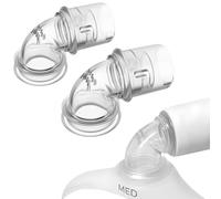 Confezione da 2 gomiti/girelle di ricambio compatibili con DreamWear e DreamWisp, tubi a sgancio rapido e prevenire perdite d'aria, forniture di grande valore BlessEase