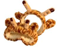 Confezione da 2 graziose fasce per capelli con giraffa, per donne e ragazze, morbide e morbide, mantengono i capelli lontani dal viso durante il lavaggio, il trucco o la cura della pelle