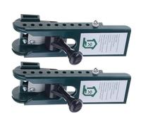 Confezione da 2 guide pratiche di montaggio su pannello, morsetti con posizionamento regolabile per rivestimenti murali in fibrocementi regolabili