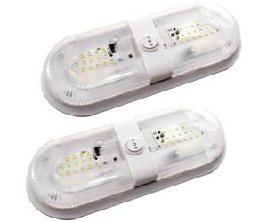 Confezione da 2 HQRP Plafoniera a LED per camper Lampada a sospensione per...