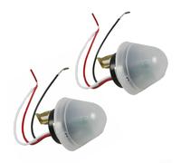 Confezione da 2 interruttori automatici con sensore di luce CC/AC 12 V, controllo fotocellula per lampioni, autostrade, giardini, lampade solari e veicoli