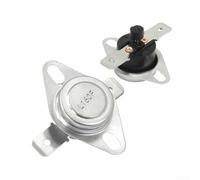 Confezione da 2 interruttori di limite di reset manuale per sistemi HVAC, dispositivo di sicurezza per ciclismo termico, protezione da surriscaldamento, parti del forno, 2,5 cm, argento