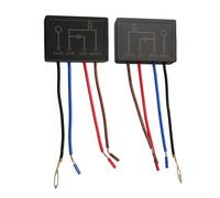 Confezione da 2 interruttori dimmer con sensore touch a 3 vie, modulo di controllo della lampada a 3 livelli per lampade da tavolo, kit di riparazione di facile sostituzione, parti di presa elettrica