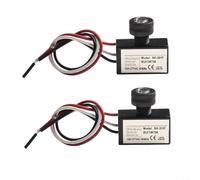 Confezione da 2 interruttori fotoelettrici NK-301F, sensore crepuscolare IP65, impermeabile, per lampade stradali esterne, faretto da parete, luce da fienile AC 80 V-277 V, controllo automatico della