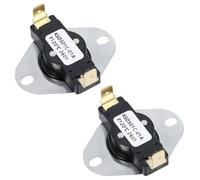 Confezione da 2 interruttori termostati a disco a scatto, 48,9 °C on/40,6 °C, controllo della temperatura per camino, ventilatore, stufa a legna, fornace, frigorifero camper e riscaldatore solare