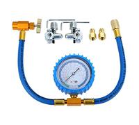 Confezione da 2 kit di valvole per rubinetto BPV31 compatibile con tubi di diametro esterno da 1/4, 5/16, 3/8 di pollice e tubo di ricarica del refrigerante R134A con manometro, si collega solo alla