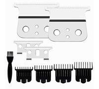 Confezione da 2 lame a T di ricambio professionali per barbiere, compatibili con Andis T-Outliner, lame per tagliacapelli e trimmer a T approvate da barbiere #04710/04521, affilate di precisione, con